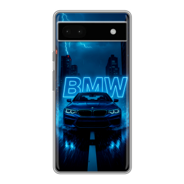 Силиконовый чехол на Google Pixel 6a с принтом BMW БМВ Силиконовый чехол на Google Pixel 6a с принтом BMW БМВ