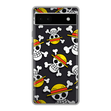 Силиконовый чехол на Google Pixel 6a с принтом One Piece Ван Пис