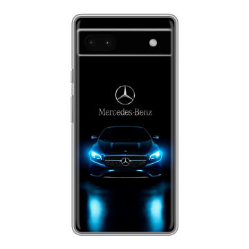 Силиконовый чехол на Google Pixel 6a с принтом Mercedes Мерседес Силиконовый чехол на Google Pixel 6a с принтом Mercedes Мерседес