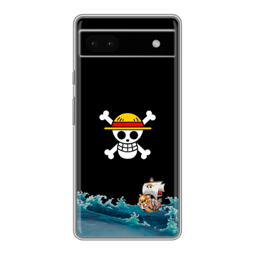 Силиконовый чехол на Google Pixel 6a с принтом One Piece Ван Пис