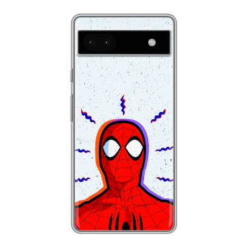 Силиконовый чехол на Google Pixel 6a с принтом Spiderman Человек паук