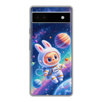 Силиконовый чехол на Google Pixel 6a с принтом Labubu Лабубу