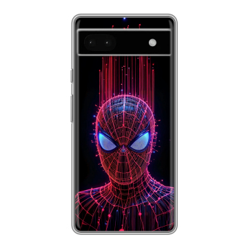 Силиконовый чехол на Google Pixel 6a с принтом Spiderman Человек паук