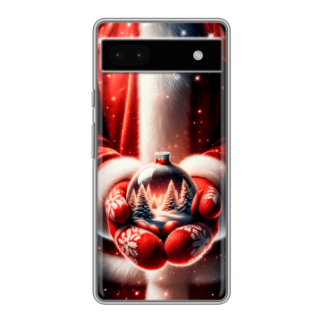 Силиконовый чехол на Google Pixel 6a с принтом Новый год