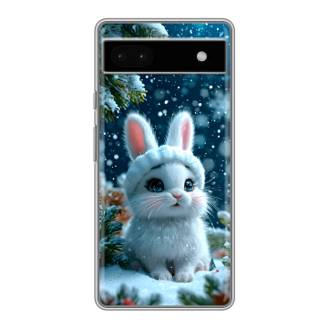 Силиконовый чехол на Google Pixel 6a с принтом Новый год