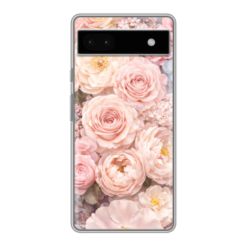 Силиконовый чехол на Google Pixel 6a с принтом женский