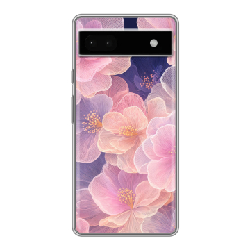 Силиконовый чехол на Google Pixel 6a с принтом женский