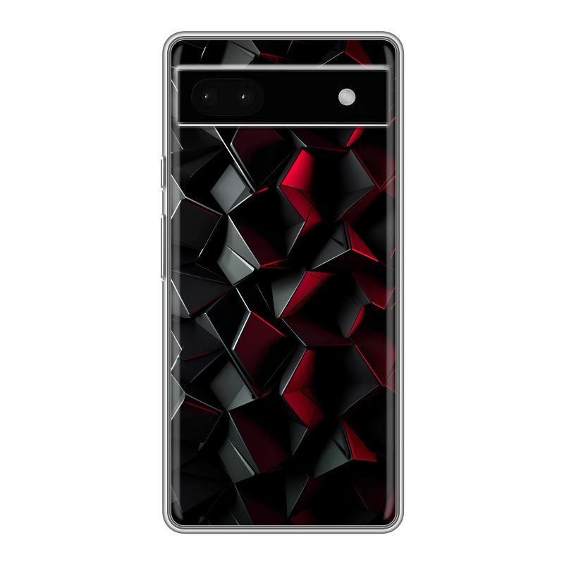 Силиконовый противоударный чехол на Google Pixel 6a с принтом Абстракция Силиконовый противоударный чехол на Google Pixel 6a с принтом Абстракция