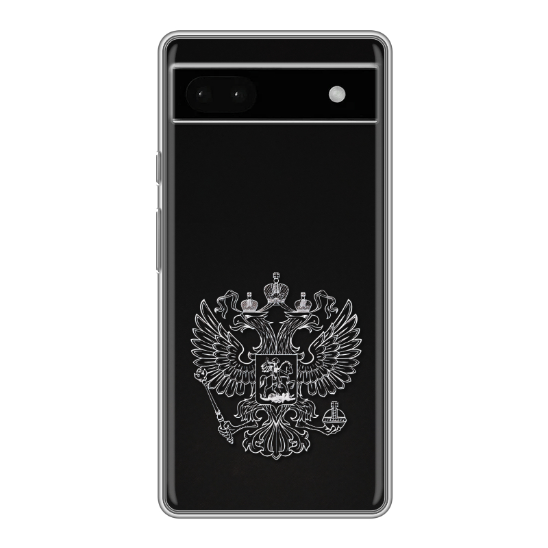 Силиконовый чехол на Google Pixel 6a с принтом Герб России Силиконовый чехол на Google Pixel 6a с принтом Герб России
