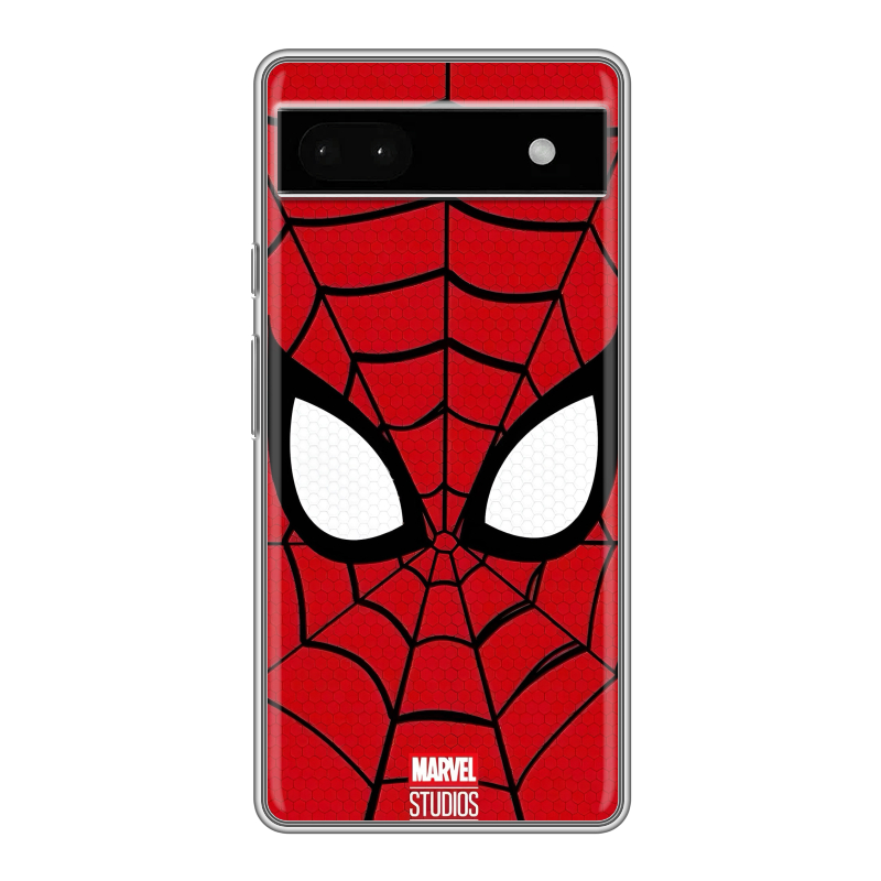 Силиконовый противоударный чехол на Google Pixel 6a с принтом человек паук spiderman Силиконовый противоударный чехол на Google Pixel 6a с принтом человек паук spiderman