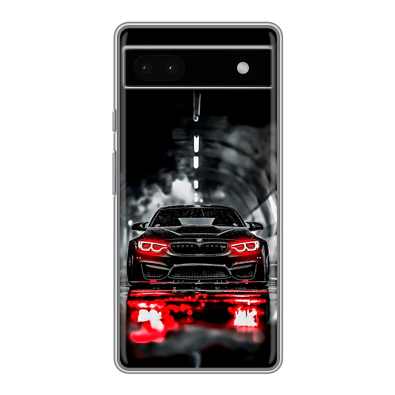 Силиконовый чехол на Google Pixel 6a с принтом BMW БМВ Силиконовый чехол на Google Pixel 6a с принтом BMW БМВ
