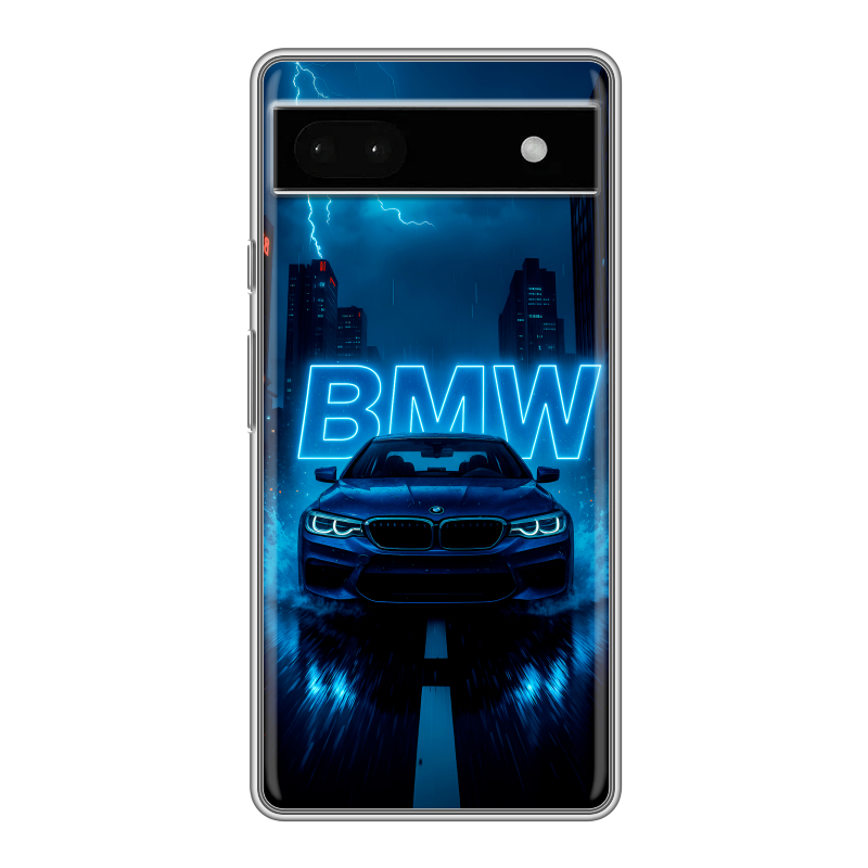 Силиконовый чехол на Google Pixel 6a с принтом BMW БМВ Силиконовый чехол на Google Pixel 6a с принтом BMW БМВ