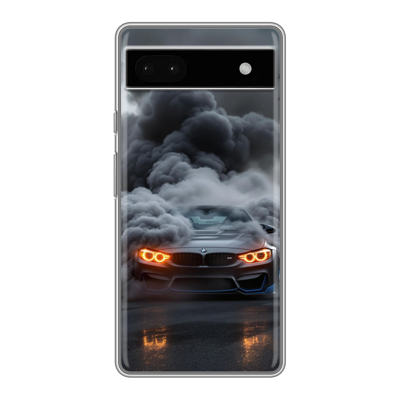 Силиконовый чехол на Google Pixel 6a с принтом BMW БМВ Силиконовый чехол на Google Pixel 6a с принтом BMW БМВ