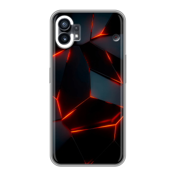 Силиконовый чехол на Nothing Phone (1) с принтом Яркие абстракции Силиконовый чехол на Nothing Phone (1) с принтом Яркие абстракции