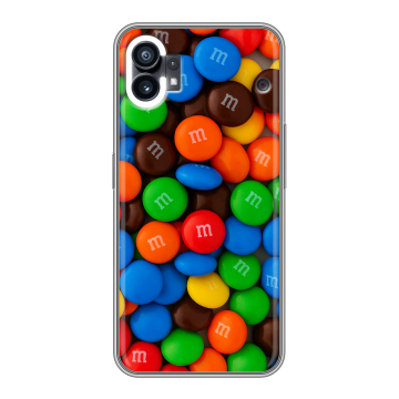 Силиконовый чехол на Nothing Phone (1) с принтом Конфеты Силиконовый чехол на Nothing Phone (1) с принтом Конфеты