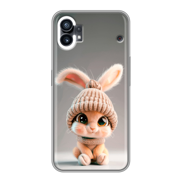 Силиконовый чехол на Nothing Phone (1) с принтом Кролик Силиконовый чехол на Nothing Phone (1) с принтом Кролик