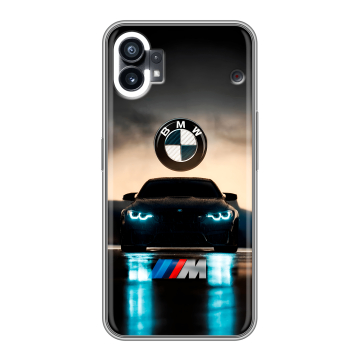 Силиконовый чехол на Nothing Phone (1) с принтом БМВ BMW Силиконовый чехол на Nothing Phone (1) с принтом БМВ BMW
