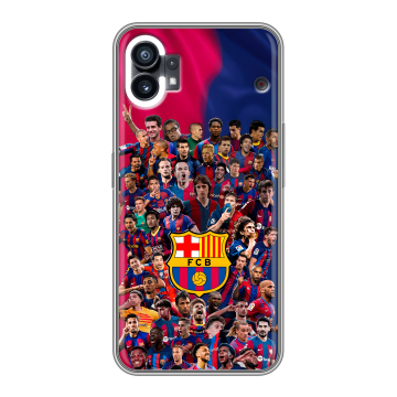 Силиконовый чехол на Nothing Phone (1) с принтом Барселона Barcelona Силиконовый чехол на Nothing Phone (1) с принтом Барселона Barcelona