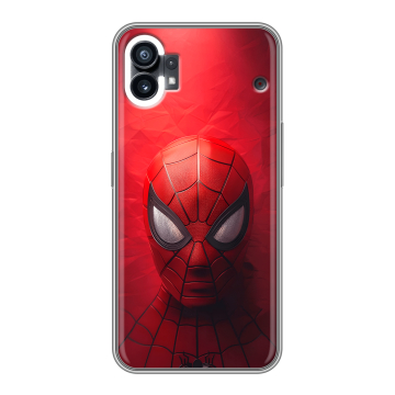 Силиконовый чехол на Nothing Phone (1) с принтом Spiderman Человек паук