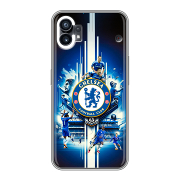 Силиконовый чехол на Nothing Phone (1) с принтом Chelsea Челси