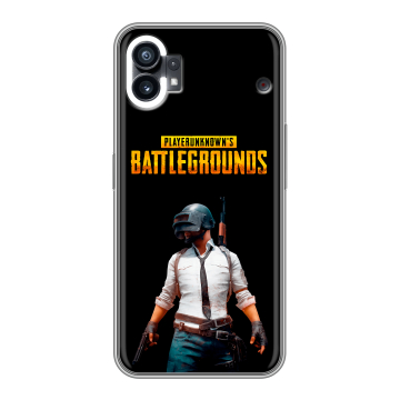 Силиконовый чехол на Nothing Phone (1) с принтом PUGB ПАГБ Силиконовый чехол на Nothing Phone (1) с принтом PUGB ПАГБ