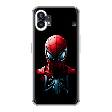 Силиконовый чехол на Nothing Phone (1) с принтом Spiderman Человек паук Силиконовый чехол на Nothing Phone (1) с принтом Spiderman Человек паук