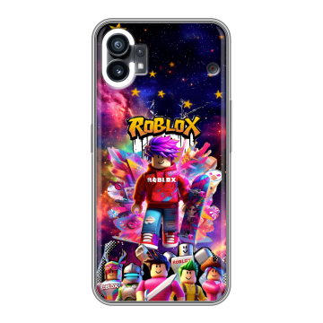 Силиконовый чехол на Nothing Phone (1) с принтом Roblox Роблокс Силиконовый чехол на Nothing Phone (1) с принтом Roblox Роблокс