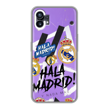 Силиконовый чехол на Nothing Phone (1) с принтом Real Madrid Реал Мадрид Силиконовый чехол на Nothing Phone (1) с принтом Real Madrid Реал Мадрид