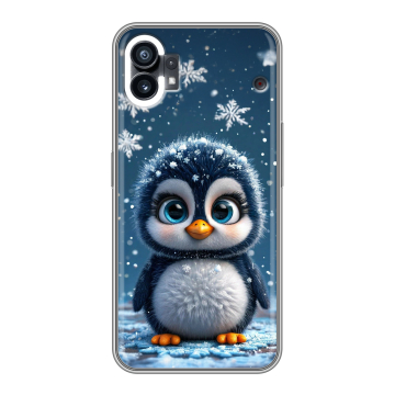 Силиконовый чехол на Nothing Phone (1) с принтом Новый год
