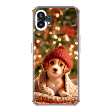 Силиконовый чехол на Nothing Phone (1) с принтом Новый год