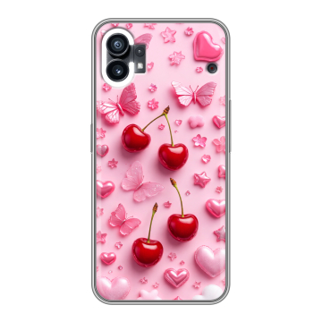 Силиконовый чехол на Nothing Phone (1) с принтом для девочек Силиконовый чехол на Nothing Phone (1) с принтом для девочек