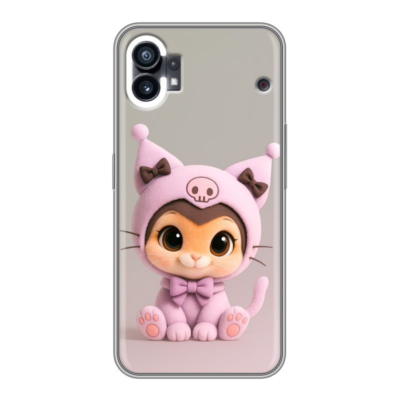 Силиконовый чехол на Nothing Phone (1) с принтом Куроми Kuromi Силиконовый чехол на Nothing Phone (1) с принтом Куроми Kuromi