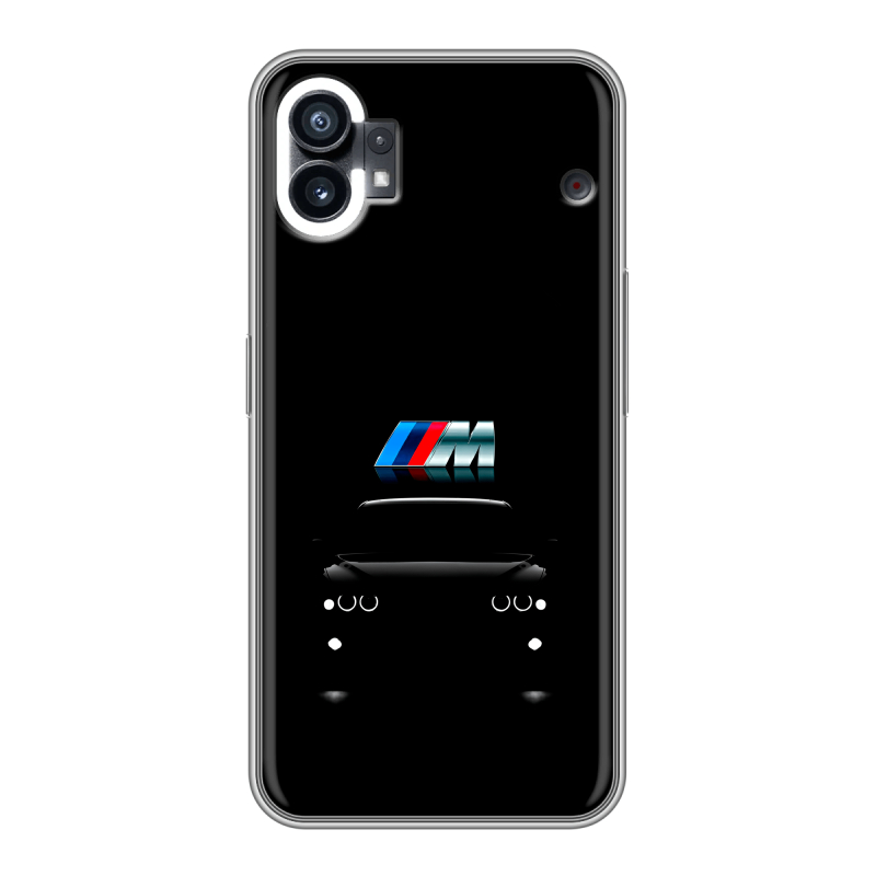 Силиконовый чехол на Nothing Phone (1) с принтом БМВ BMW Силиконовый чехол на Nothing Phone (1) с принтом БМВ BMW