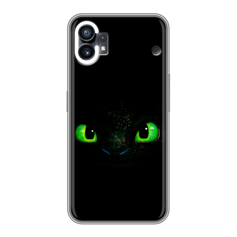 Силиконовый чехол на Nothing Phone (1) с принтом Как приручить дракона Силиконовый чехол на Nothing Phone (1) с принтом Как приручить дракона