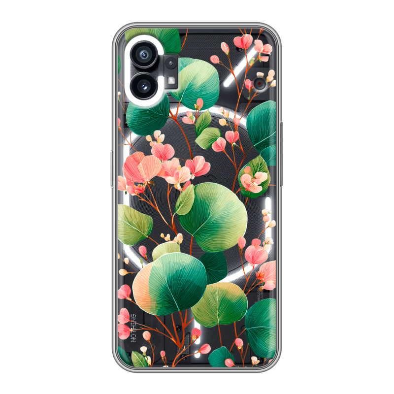 Силиконовый чехол на Nothing Phone (1) с принтом женский Силиконовый чехол на Nothing Phone (1) с принтом женский