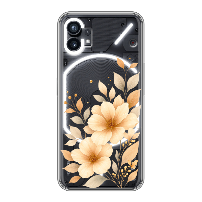 Силиконовый чехол на Nothing Phone (1) с принтом для девушки Силиконовый чехол на Nothing Phone (1) с принтом для девушки