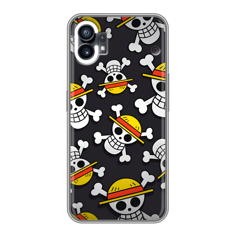 Силиконовый противоударный чехол на Nothing Phone (1) с принтом One Piece Ван Пис Силиконовый противоударный чехол на Nothing Phone (1) с принтом One Piece Ван Пис