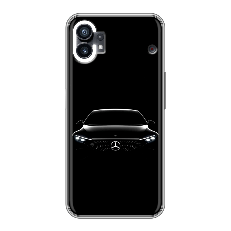Силиконовый чехол на Nothing Phone (1) с принтом Mercedes Мерседес Силиконовый чехол на Nothing Phone (1) с принтом Mercedes Мерседес