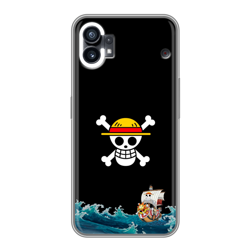 Силиконовый противоударный чехол на Nothing Phone (1) с принтом One Piece Ван Пис Силиконовый противоударный чехол на Nothing Phone (1) с принтом One Piece Ван Пис