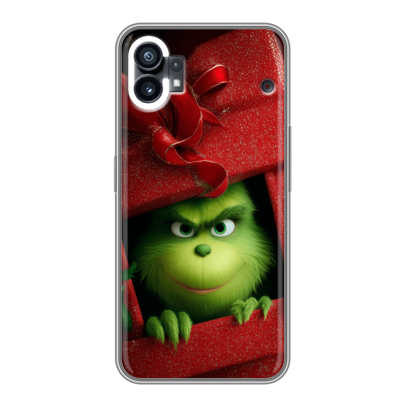 Силиконовый чехол на Nothing Phone (1) с принтом Новый год Силиконовый чехол на Nothing Phone (1) с принтом Новый год