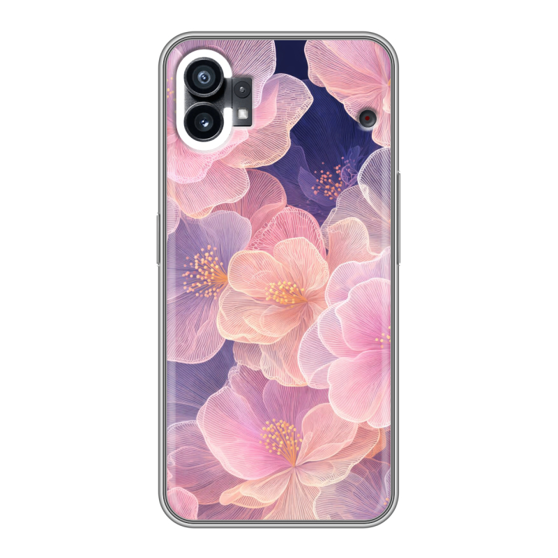Силиконовый чехол на Nothing Phone (1) с принтом женский Силиконовый чехол на Nothing Phone (1) с принтом женский