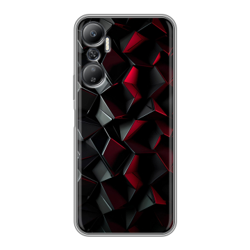 Силиконовый противоударный чехол на Infinix Hot 20 с принтом Абстракция Силиконовый противоударный чехол на Infinix Hot 20 с принтом Абстракция