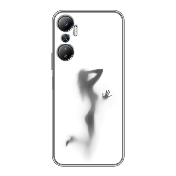 Силиконовый противоударный чехол на Infinix Hot 20 с принтом Силуэт Силиконовый противоударный чехол на Infinix Hot 20 с принтом Силуэт