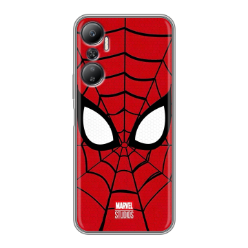 Силиконовый противоударный чехол на Infinix Hot 20 с принтом человек паук spiderman