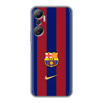 Силиконовый противоударный чехол на Infinix Hot 20 с принтом Барселона Barcelona Силиконовый противоударный чехол на Infinix Hot 20 с принтом Барселона Barcelona