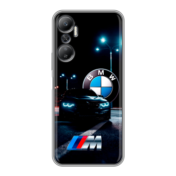 Силиконовый противоударный чехол на Infinix Hot 20 с принтом БМВ BMW