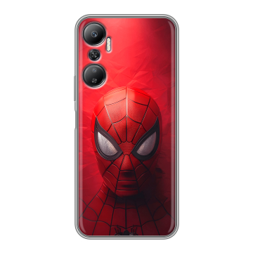 Силиконовый противоударный чехол на Infinix Hot 20 с принтом Spiderman Человек паук Силиконовый противоударный чехол на Infinix Hot 20 с принтом Spiderman Человек паук