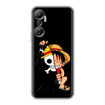 Силиконовый противоударный чехол на Infinix Hot 20 с принтом One Piece Ван Пис