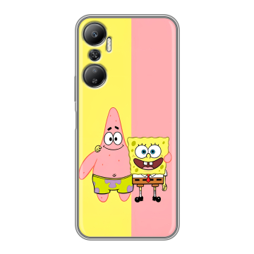 Силиконовый противоударный чехол на Infinix Hot 20 с принтом Спанч боб Спанчбоб Силиконовый противоударный чехол на Infinix Hot 20 с принтом Спанч боб Спанчбоб