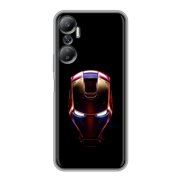 Силиконовый противоударный чехол на Infinix Hot 20 с принтом IronMan Железный человек Силиконовый противоударный чехол на Infinix Hot 20 с принтом IronMan Железный человек